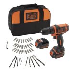 Perceuse sans fil black et decker 10. 8v avec 2 batteries litium 1. 5ah Perceuse sans fil black et decker 10. 8v avec 2 batteries litium 1. 5ah