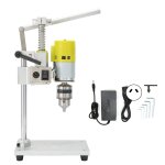 Perceuse de table, mini petite perceuse d'tabli, bricolage domestique, mandrin 1. 5x10mm, prise ac 110 ...