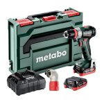 Perceuse visseuse 12v sans fil powermaxx bs 12 bl quick 2x 4ah li - hd - metabo - 601045920 - asc 55, ...