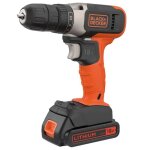 Perceuse - visseuse 18v black decker bcd001c2 - qw avec 2 batteries
