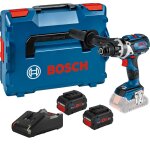 Perceuse - visseuse 18v gsr 18v - 110 c + 2 batteries 5, 5ah + chargeur + l - boxx - bosch - 06019g0105 ...