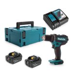 Perceuse visseuse 18v li - ion (2x4ah) 13mm dans coffret makpac - makita ddf482rmj