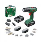 Perceuse visseuse bosch easydrill 18v 40 + 2 batteries 18v 1, 5ah + systembox avec 241 accessoires + ...