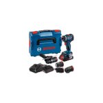 Perceuse visseuse gsr 18v - 90 fc 4ah procore + 4 adaptateurs flexiclick l - boxx 06019k6200 - bosch