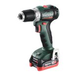 Perceuse visseuse metabo 12 v powermaxx bs 12 bl - 2 batteries 4. 0 ah, chargeur - 601044800
