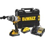 Perceuse, visseuse  percussion 18v brushless - dewalt - avec 2 batteries 18v 5. 0ah - coffret - dcd1007h2t ...