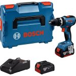 Perceuses - visseuses � percussion sans - fil - gsb 18v - 65 - bosch - avec 2 batteries 18v 5. 0ah - ...