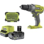 Perceuse - visseuse a percussion sans fil ryobi r18pd3 - 140sa 18v