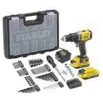 Perceuse visseuse  percussion sans fil stanley fatmax sfmcd715d2a - qw 18v - 2x2ah
