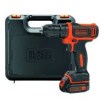 Perceuse visseuse sans fil 10, 8 v black + decker bdcdd12k - qw avec coffret