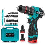 Perceuse visseuse sans fil 16v, perceuse visseuse devisseuse sans fil, 25 accessoires, 20 + 3 réglages ... Perceuse visseuse sans fil 16v, perceuse visseuse devisseuse sans fil, 25 accessoires, 20 + 3 réglages ...