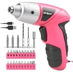 Perceuse visseuse sans fil 3. 6v rose, tournevis electrique rechargeable usb 27 pièces, 23 embouts, outils ... Perceuse visseuse sans fil 3. 6v rose, tournevis electrique rechargeable usb 27 pièces, 23 embouts, outils ...