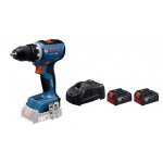 Perceuse visseuse sans fil gsr 18v - 65 - 06019n3200 + 2 batteries pro gba 18v 4. 0ah + chargeur pro ...