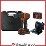 Perceuse / visseuse sans fil lithium - ion 18 v + 32 accessoires bdchd18s32