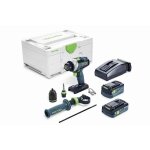 Perceuse visseuse sans fil tdc 18 / 4 5. 0 / 4. 0 i - plus quadrive - festool - 577649
