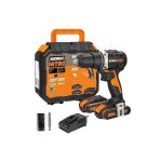 Perceuse - visseuse - worx - wx102 - brushless 20v - 60nm - mandrin 13mm