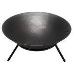 Perel bol � feu 56x26 cm noir