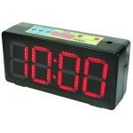 Perel horloge avec minuterie noir