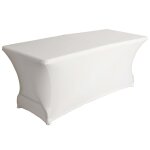 Perel nappe de 1560 rectangulaire extensible blanc