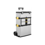 Perel servante d'atelier - acier inoxydable - 570 x 354 x 830 mm Perel servante d'atelier - acier inoxydable - 570 x 354 x 830 mm