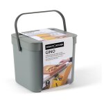 Perfetto 29121 poubelle 7 l rectangulaire gris