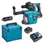 Perfo - burineur makita dhr243rtjw sds - plus 18v li - ion (2x5ah) 24 mm