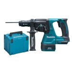 Perforateur burineur sds + makita dhr243zj 18 v li - ion avec son coffret mak - pac taille 4