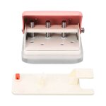 Perforateur portatif pour papier  feuilles mobiles, perforateur rose  3 trous avec capacit de 5 feuilles ...