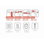 Pergola adoss�e en lamell� - coll�e versailles 500 x 300 cm - mardeland