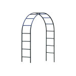 Pergola arche en acier plastifi� vert - 140 x 37 x 240 cm - nature