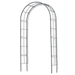 Pergola arch�a en acier galvanis� noir