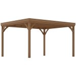 Pergola autoportante style rustique chic - toit terrasse a décorer - dim. 3, 65l x 3l x 2, 15h m - bois ... Pergola autoportante style rustique chic - toit terrasse a décorer - dim. 3, 65l x 3l x 2, 15h m - bois ...