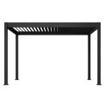 Pergola bioclimatique autoportante motoris 3x4m avec led florence chalet&jardin