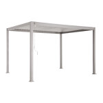 Pergola bioclimatique evora argile - 4 x 3 m - hesp�ride