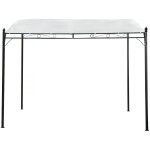 Pergola inclin�e en m�tal - 3 x 2, 5 m - beige