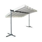 Pergola marquise 3, 60 x 2, 50 m - toile pivotante et extensible Pergola marquise 3, 60 x 2, 50 m - toile pivotante et extensible