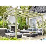 Pergola massive en bois paris 600 x 300 cm - maderland