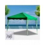 Pergola papillon 3 x 3 m pliable verte
