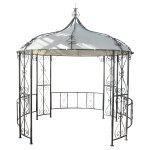 Pergola pavillon arche de jardin rond tonnelle chapiteau tente de réception cadre en acier robuste Ø ... Pergola pavillon arche de jardin rond tonnelle chapiteau tente de réception cadre en acier robuste Ø ...