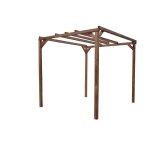 Pergola thonon en bois thermo chauffé sans couverture 8, 88 m Pergola thonon en bois thermo chauffé sans couverture 8, 88 m