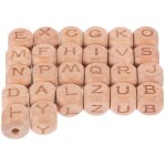 Perles colorees en forme de lettres, cubes multicolores, decoration pour la maison, pour etudiants, 104 ...