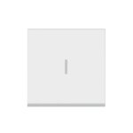 Permutateur 10ax 250v mosaic easyled 2 modules blanc
