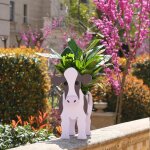 Petit jardinire pot cadeaux de vache pour les amoureux de la vache femme trucs dcor plante pots fleurs ...