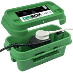 Petite bote de connexion lectrique extrieure tanche ip55 25, 5 x 14, 1 x 10, 2cm - botier pour cordon ...