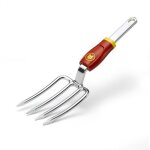 Petite fourche  fleurs outils wolf lugm 4 dents (manche interchangeable) - multistar