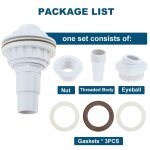 Petites pour piscines intex applicable fibropool piscine hors sol wall joint reflux spray assembly avec ...