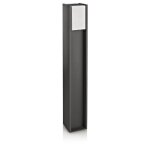 Philips 163549316 luminaire extrieur bridge potelet aluminium gris fonc 1 x 14 w