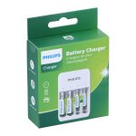 Philips chargeur piles rechargeable usb chargeur de piles universel piles aa et aaa inclus