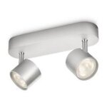 Philips dimmable led spot plafond / mur star 2 x