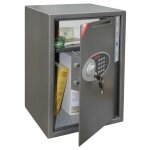 Phoenix safe co. vela deposit 51 l acier graphite et m�tallique